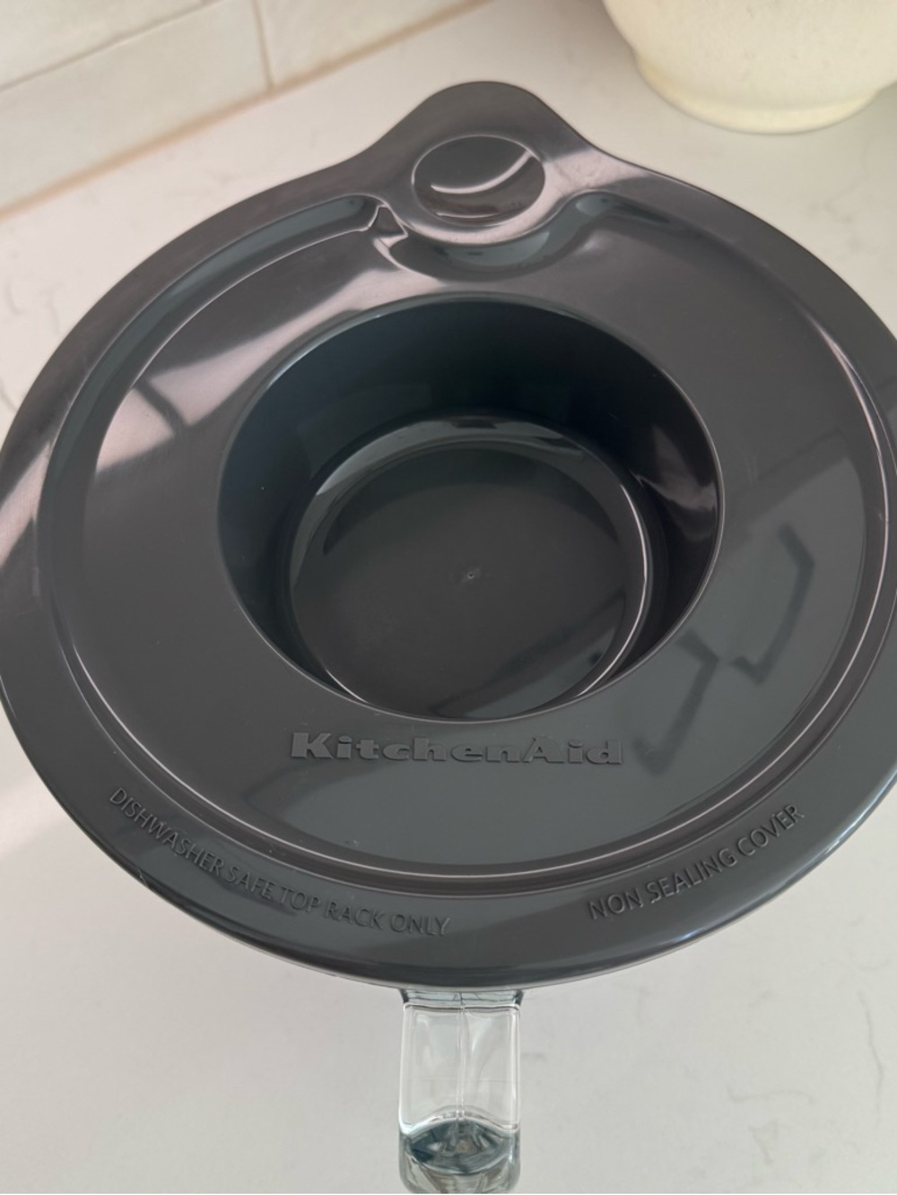 KitchenAid Clear Glass Mixing Bowl with Lid - Picture 4 of 4